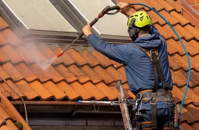 Démoussage et hydrofuge de toiture à Warluzel